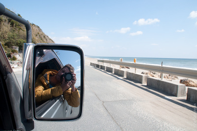 caravan mirror photo
