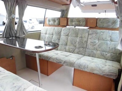 Nissan Caravan Bross campervan sitting position inside
