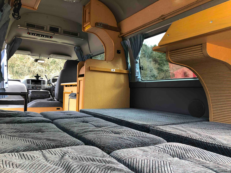 Nissan Craft Camper - bed layout (without bunk bed)