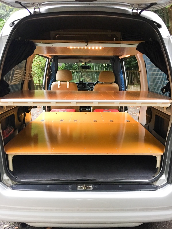 Subaru Classic campervan back view