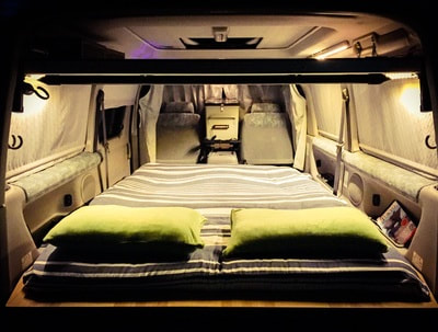 Mazda Bongo campervan bed