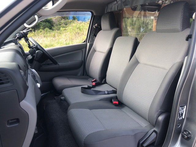 Nissan Nova campervan front seats