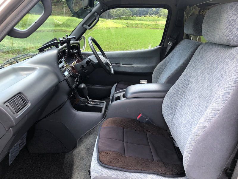 Toyota Hiace Campervan - front seats